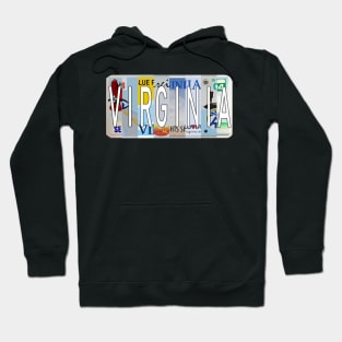 Virginia License Plates Hoodie